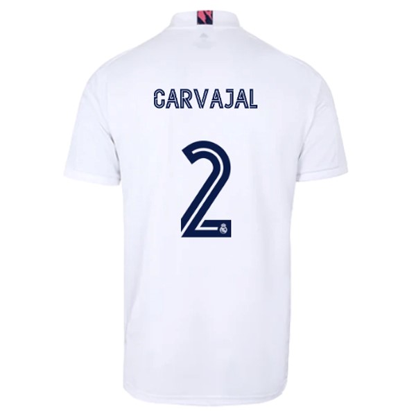 Maglia Real Madrid Prima NO.2 Carvajal 20/21 Bianco